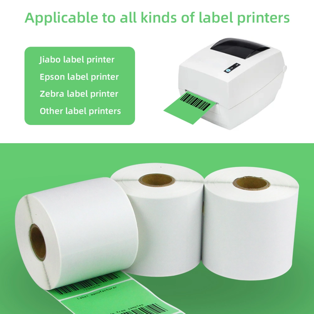 Factory Price 100X100mm 4X4 Inch Custom Waterproof Thermal Adhesive Shipping Label Printer