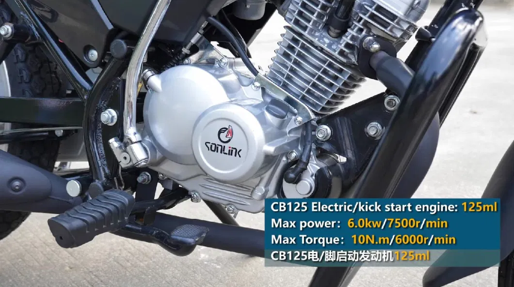 110cc / 125cc CB Engine Super Honda Type 125cc Electric Scooter/Motorcycle