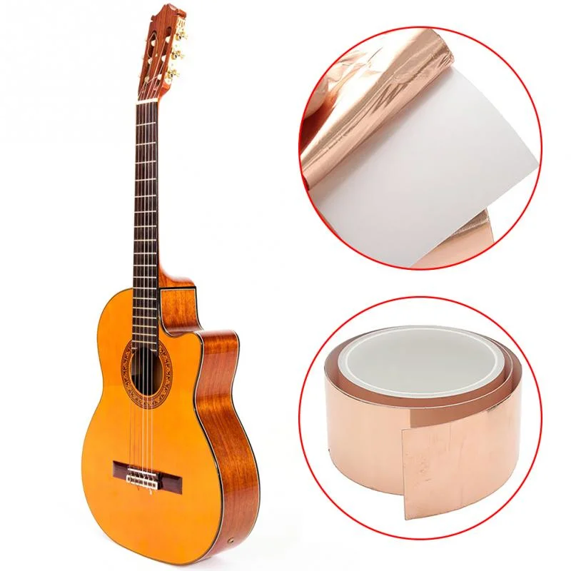 Factory Price Shielding Effect EMI Shielding Thermally Conductive Cloth Tape Double-Sided Conductive Copper Foil Tape 10mm