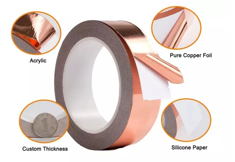Copper Foil Tape 2inch with Conductive Adhesive for Guitar &amp; EMI Shielding