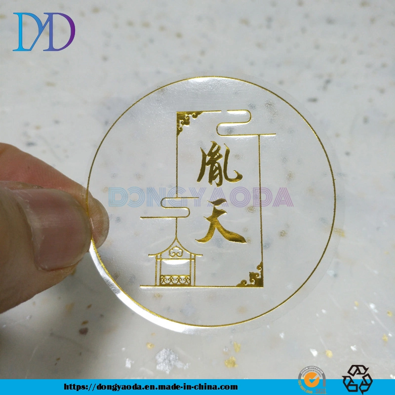 Customized 3D Anti-Counterfeiting Laser Label/Transparent Packaging Label