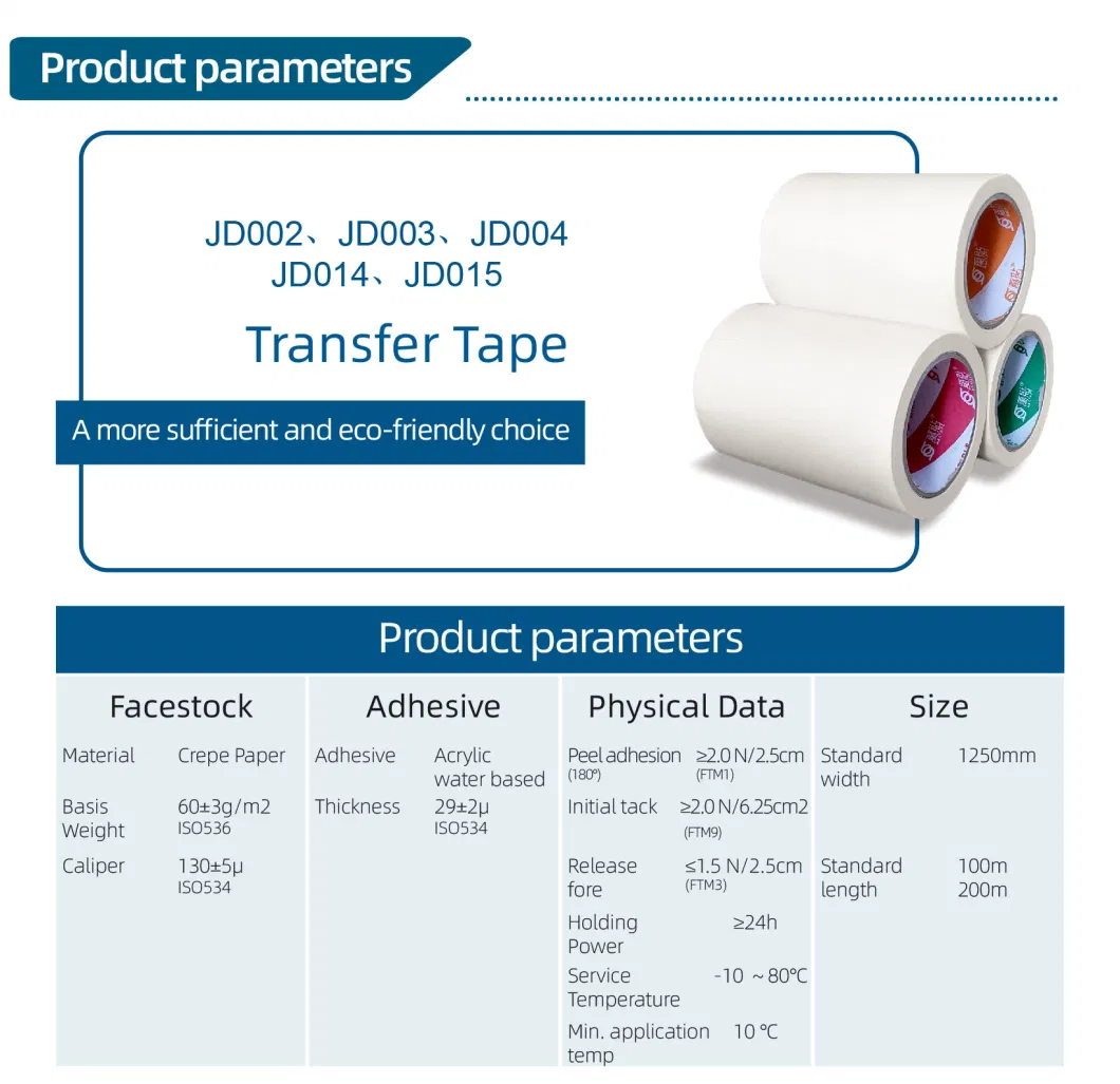 Application Tape for Adhesive Label, Car Decal and Logo Transfer