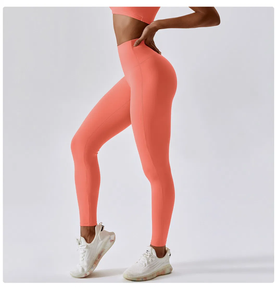 Hip-Lifting Running Quick-Drying Fitness Pants High-Waisted Gym Women Leggings Sports Wear