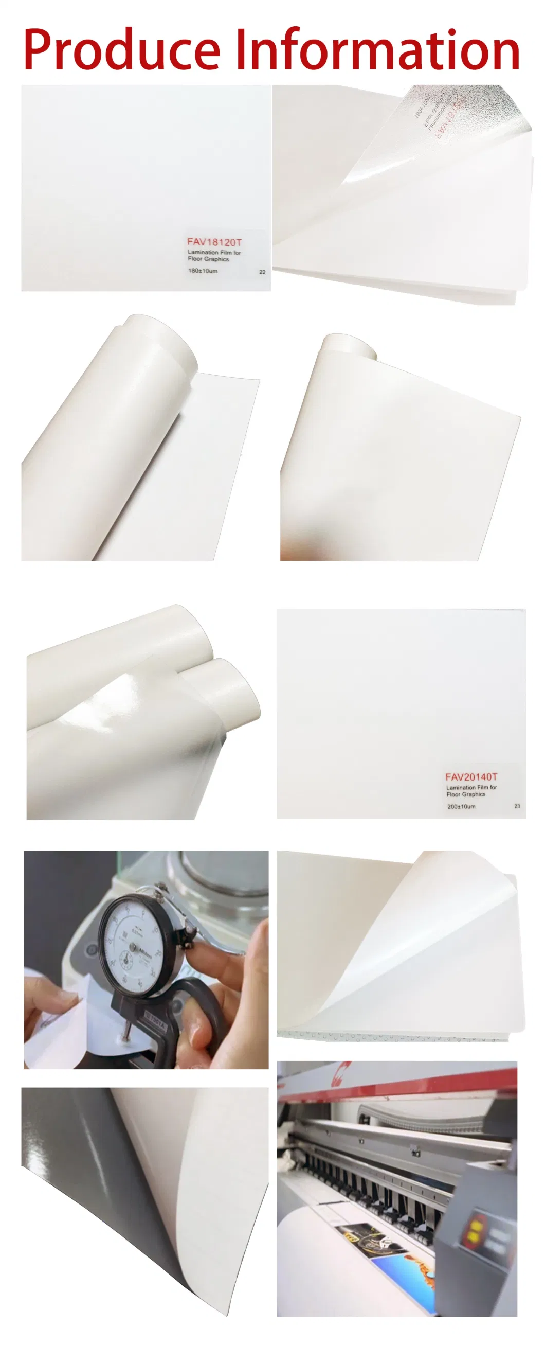 Self Adhesive PVC Flooring Self Adhesive Vinyl Sticker for Digital Printing