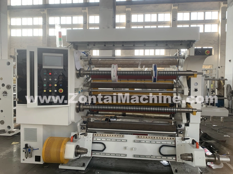 Zontai Plastic Film Label Vertical Slitting and Rewinding Machine