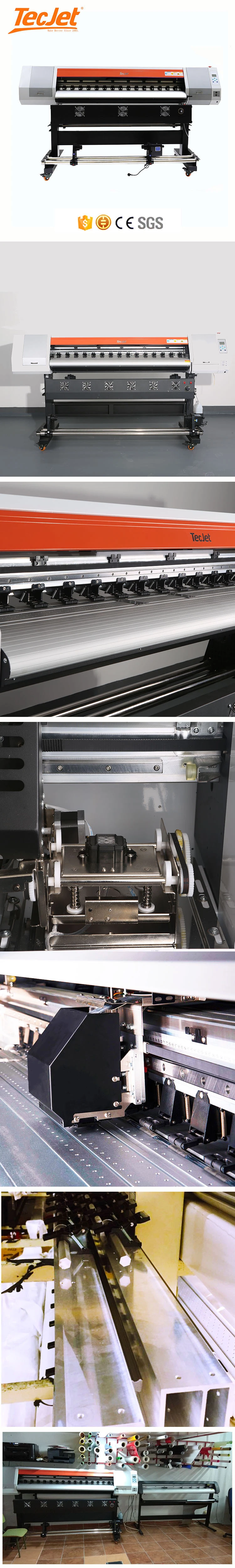 Tecjet Dx5 Dx7 XP600 Printhead Digital Inkjet Eco Solvent Printing Machine Vinyl Sticker Printer