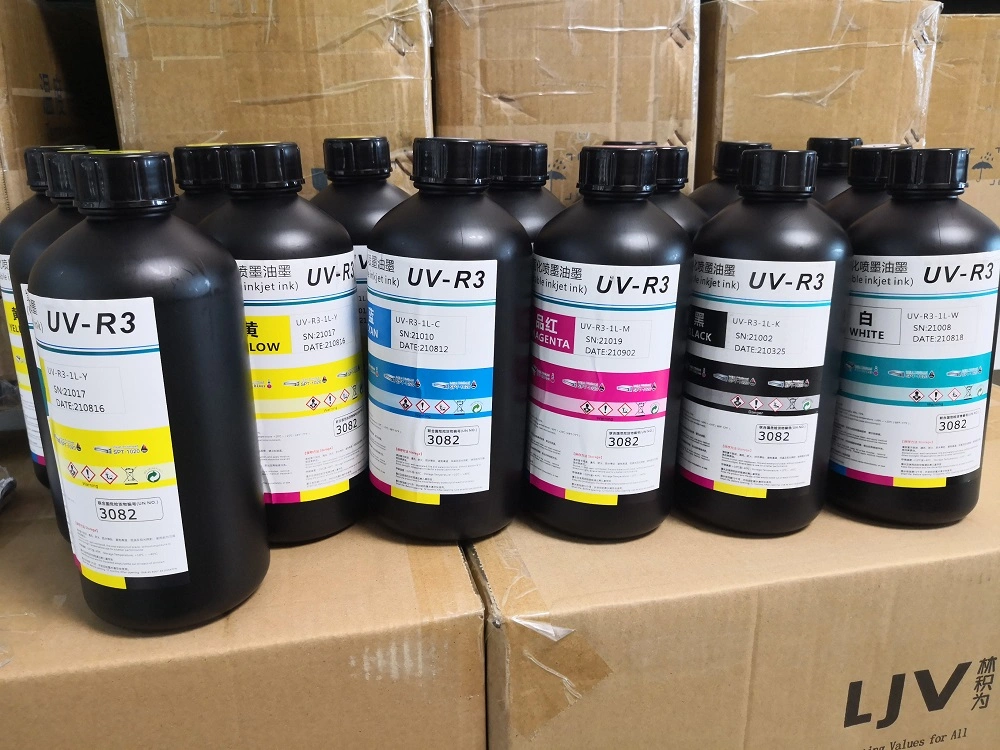 Infiniti Challenger UV-R3 UV Ink R3 Curable Inkjet Ink for Seiko Spt1020 Print Head