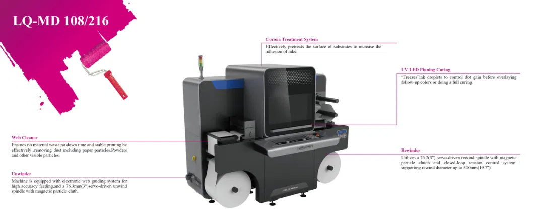 LQ-MD 108/216 Digital UV Label Printer