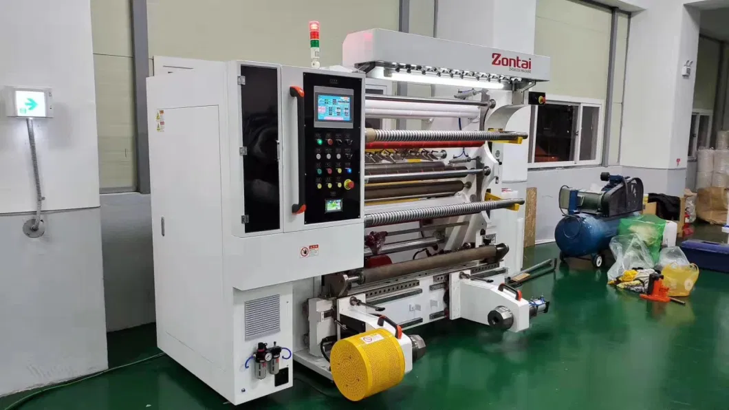 Zontai Plastic Film Label Vertical Slitting and Rewinding Machine