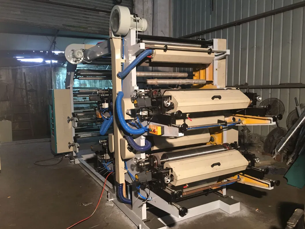 High Speed Computer Control Multicolor Plastic Film Gravure Printing Machine