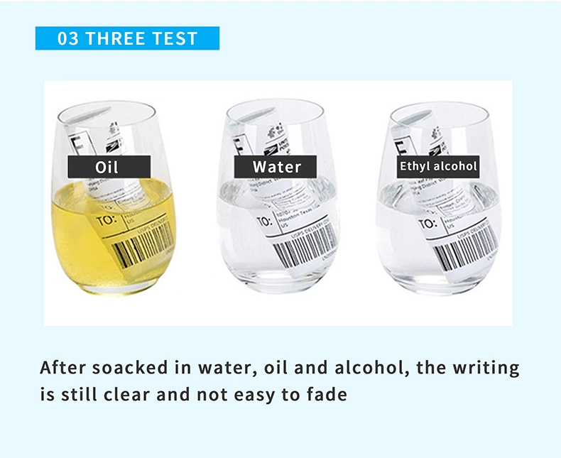 ISO9001 Customized Size Thermal Barcode Label