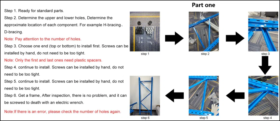 Easy to Assemble and Disassemble of Steel Rack Shelves Warehouse Medium Duty Shelving for Food, Drug, E-Commerce, and Other Product