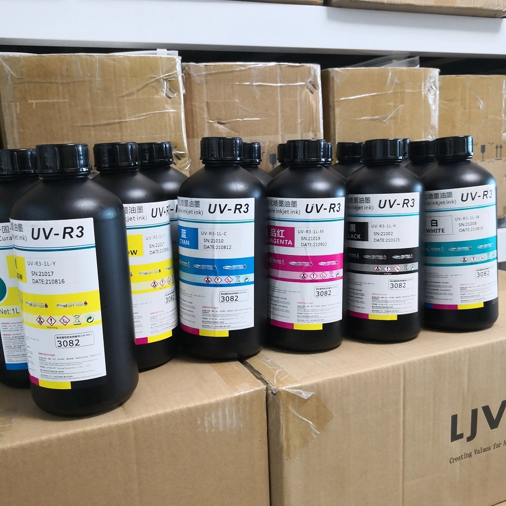Infiniti Challenger UV-R3 UV Ink R3 Curable Inkjet Ink for Seiko Spt1020 Print Head