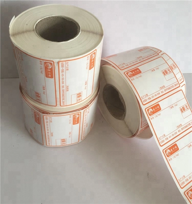 Supermarket Price Custom Printed Sticker Direct Printing Thermal Shipping Mark Labels