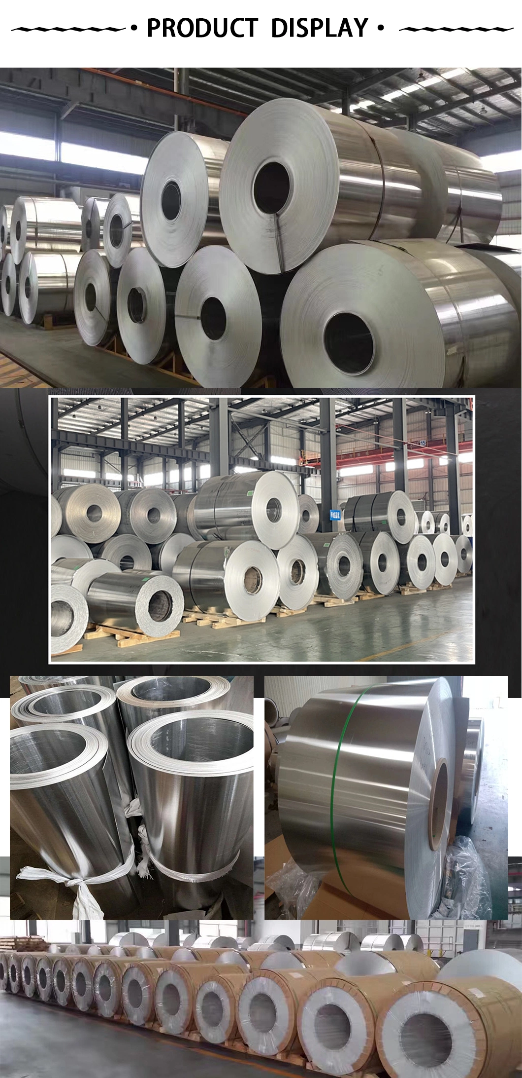 Single Sided Film Coated Aluminum Coil for Stamping 1050 Aluminum Coil