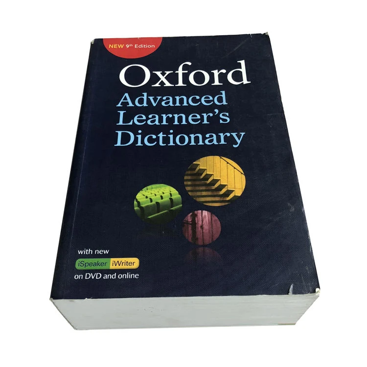 Customized Size Offset Paper School Student English Oxford Advanced Learner&prime;s Dictionary Printing