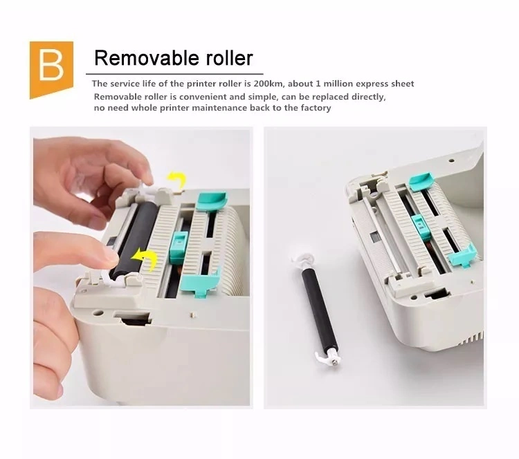 Barway Direct Thermal Barcode Label Printer with USB Port 203dpi Resolution