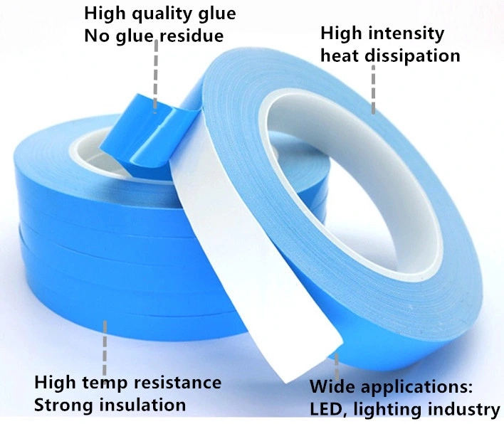 Double Sided Thermally Conductive Adhesive Heat Transfer Tapes for LED Lighting