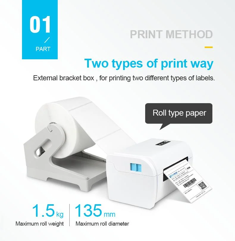 110 mm Thermal Label Printer with Non Ribbon POS 9200