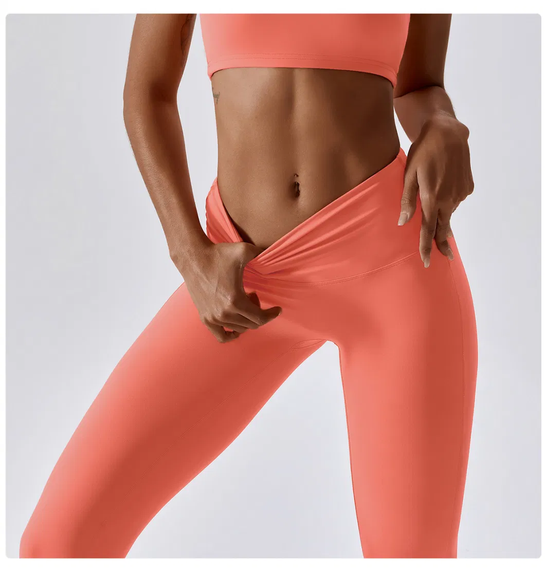 Hip-Lifting Running Quick-Drying Fitness Pants High-Waisted Gym Women Leggings Sports Wear