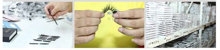 185A Private Label 100% Real Mink 3D 25mm Messy Volume Fluffy Long Mink Lash Drama Soft Band Eyelashes