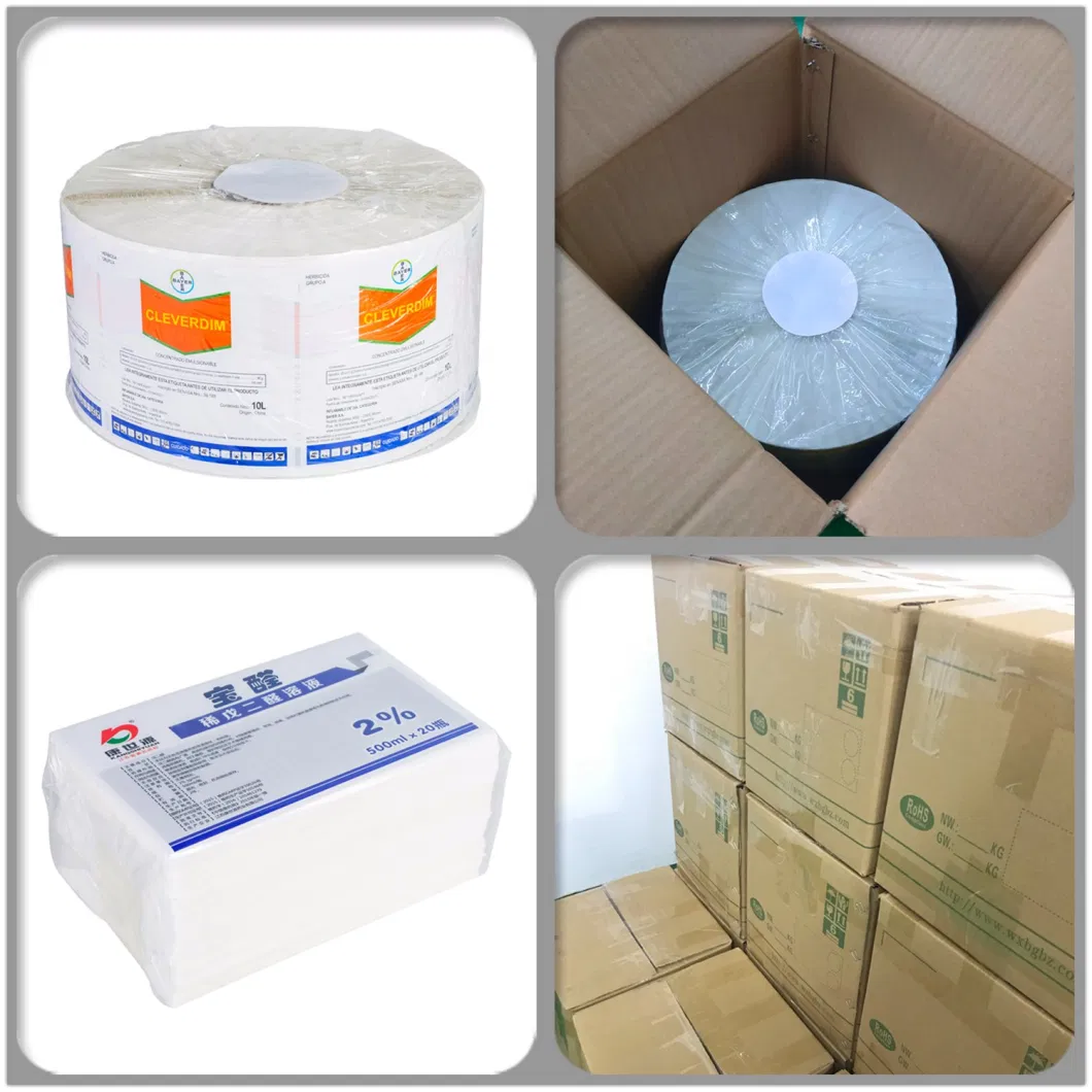 Custom Logo Printing Waterproof Blank Packaging Self-Adhesive Direct Thermal Label