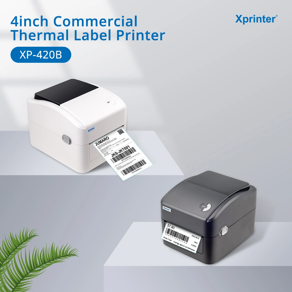 Xprinter Shipping Label Printer XP-420B Barcode 4X6 Sticker Thermal Printer With Bluetooth