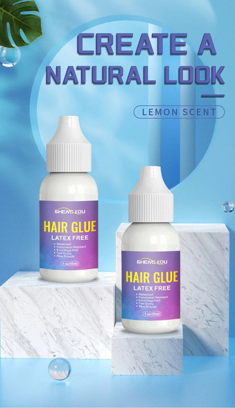 OEM Private Label Fast Drying Hair Extension Glue Products Wig Glue Lace Wig Adhesive Water Proof Bonding Hair Glue