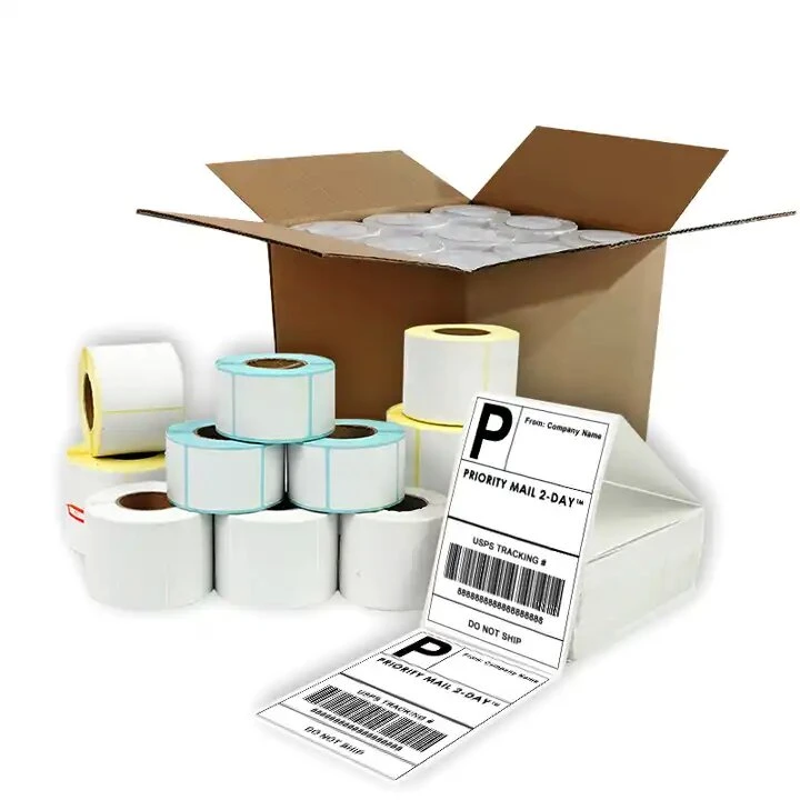 80mm X 50mm /1000PCS Direct Thermal Printer Barcode Sticker Label