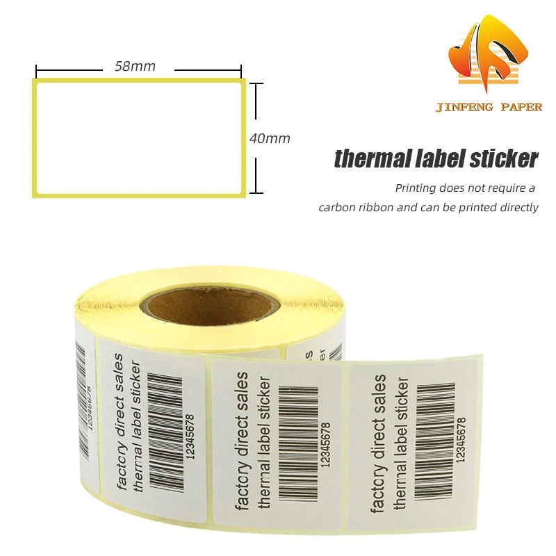 China Wholesale Can Customize Any Size Direct Thermal Label Sticker Bar Code Label Maker