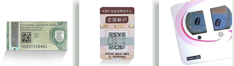 Anti-Counterfeiting Tamper Evident Laser Security Hologram Labels