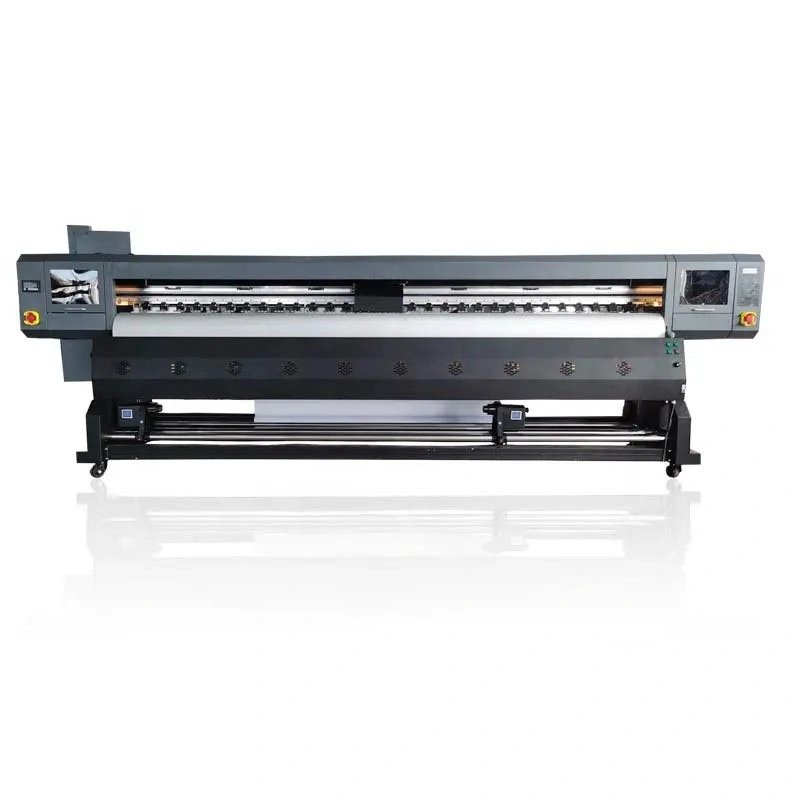 3.2m Digital Flex Printing Machine Hoson Program Four XP600/I3200 Banner Vinyl Sticker Canvas Eco Solvent Printer