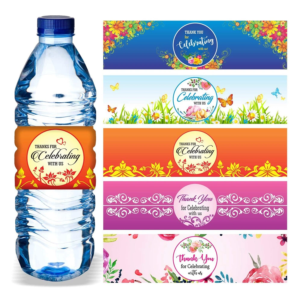 Waterproof Adhesive Juice Packaging Sticker Labels Drink Beverage Bottle Label