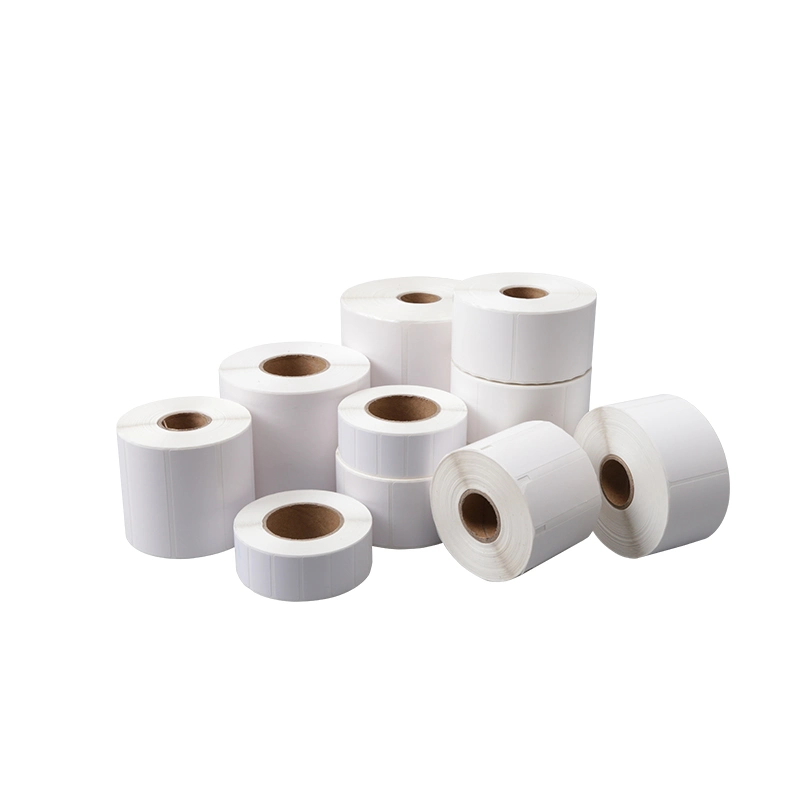Thermal Label Sticker Roll 50 X 30 Factory Custom Waterproof Adhesive Label Printing Thermal Transfer Label