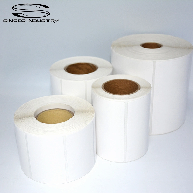 Customized Size Scale Sticker Roll Thermal Transfer Self-Adhesive Label Etichette