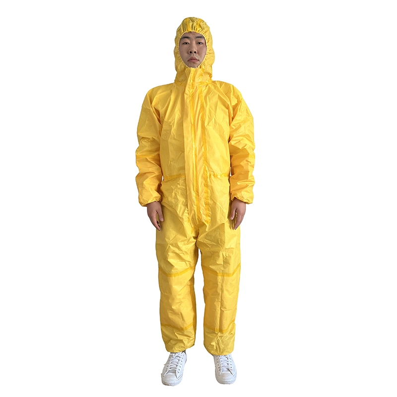 Type 3 Oil Proof Chemical Protective Clothing Lightweight Thickened Protective Coverall