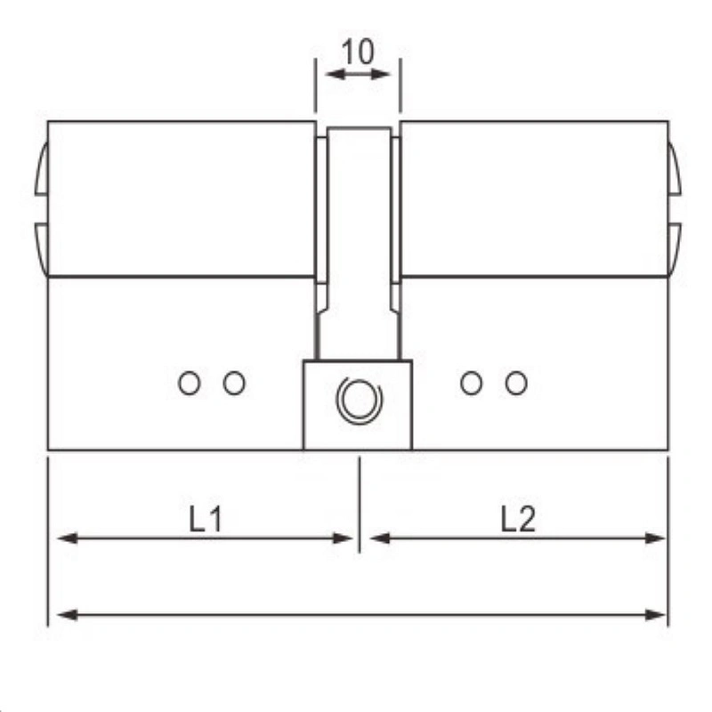 High-Security 70mm Lock Cylinder for Ultimate Protection