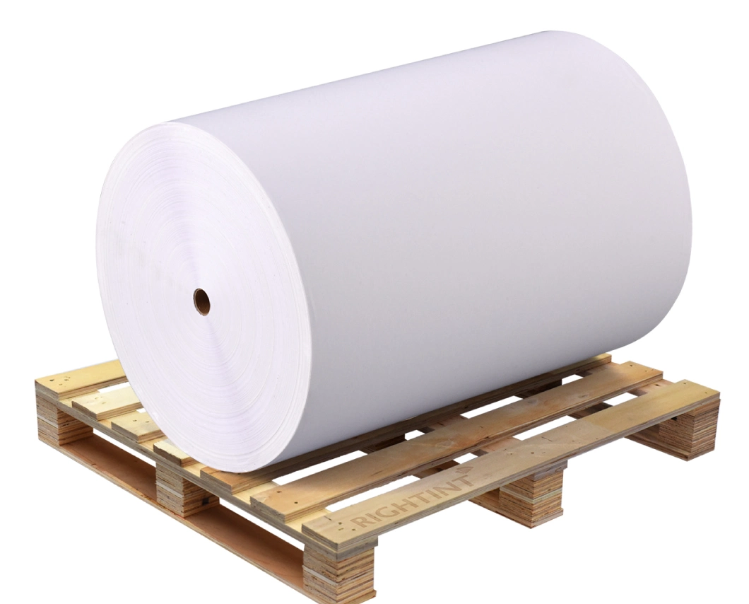 Manufacturer Self Adhesive Paper Jumbo Roll ShiPPing Label Direct Thermal Paper Label