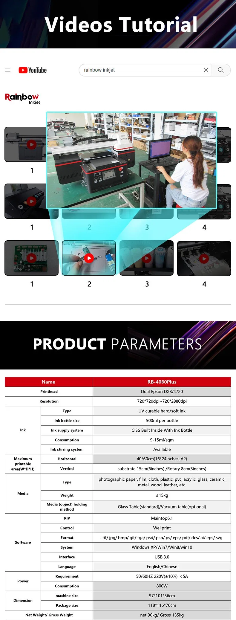 A2 Digital Inkjet Oil Pigment with High Resolution UV Inkjet Flatbed Printing on Bottled Water Label Business Card Printer