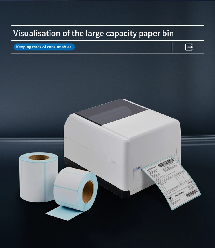 Xprinter XP-T451B USB WIFI Optional High Speed 4 Inch Label Printer Thermal Transfer Printer