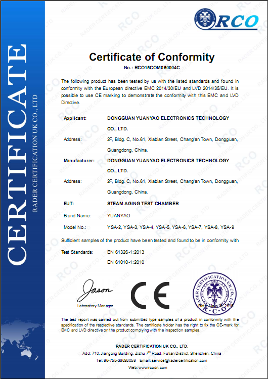 Steam Aging Equipment for Testing Artificial Aging Test