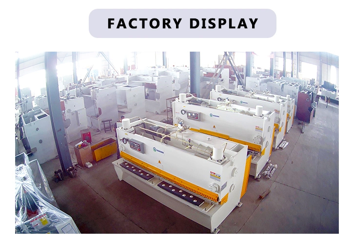 2023 New Design CNC Plate Sheet Metal China Supplier QC11y E21controller Hydraulic Guillotine Shearing Machine