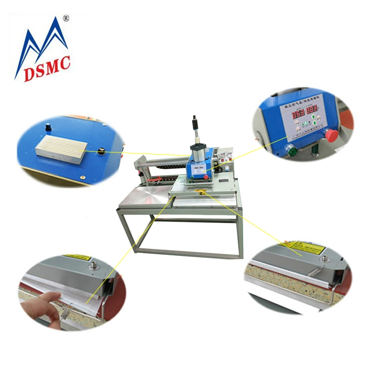 Semi-Automatic Double Station Fabric Hot Embossing Machine