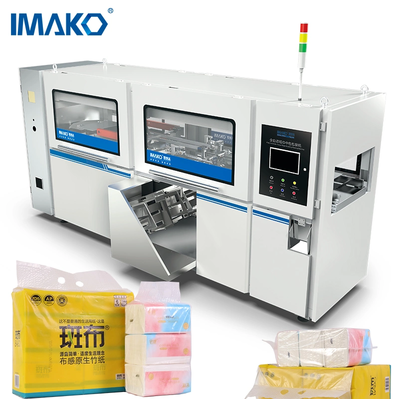 Automatic Folding Converting Machine with Embossing Roller for Non Woven Facial Tissue Paper