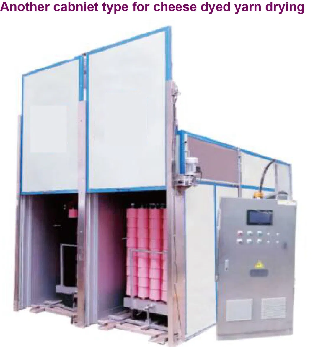 Layer-Continuous Drying. Industrial Belt Continuous Dryer Machine for Loose Fiber and Hank Yarn