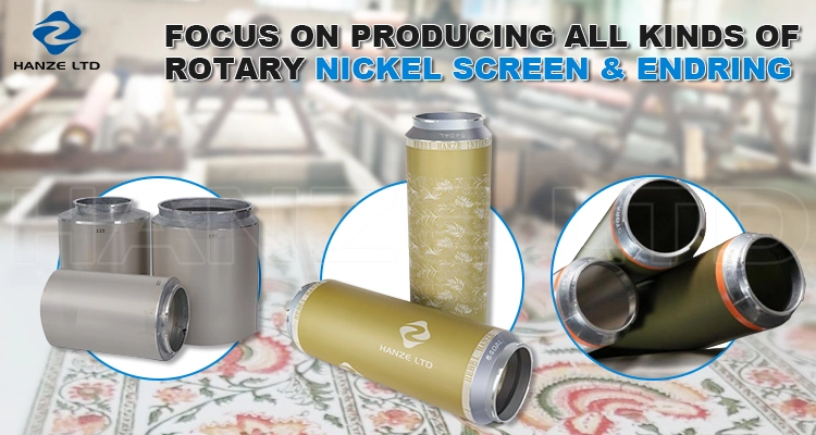 Textile Printing Industry Silk Rotary Sieve Filter Mesh Nickel Screen