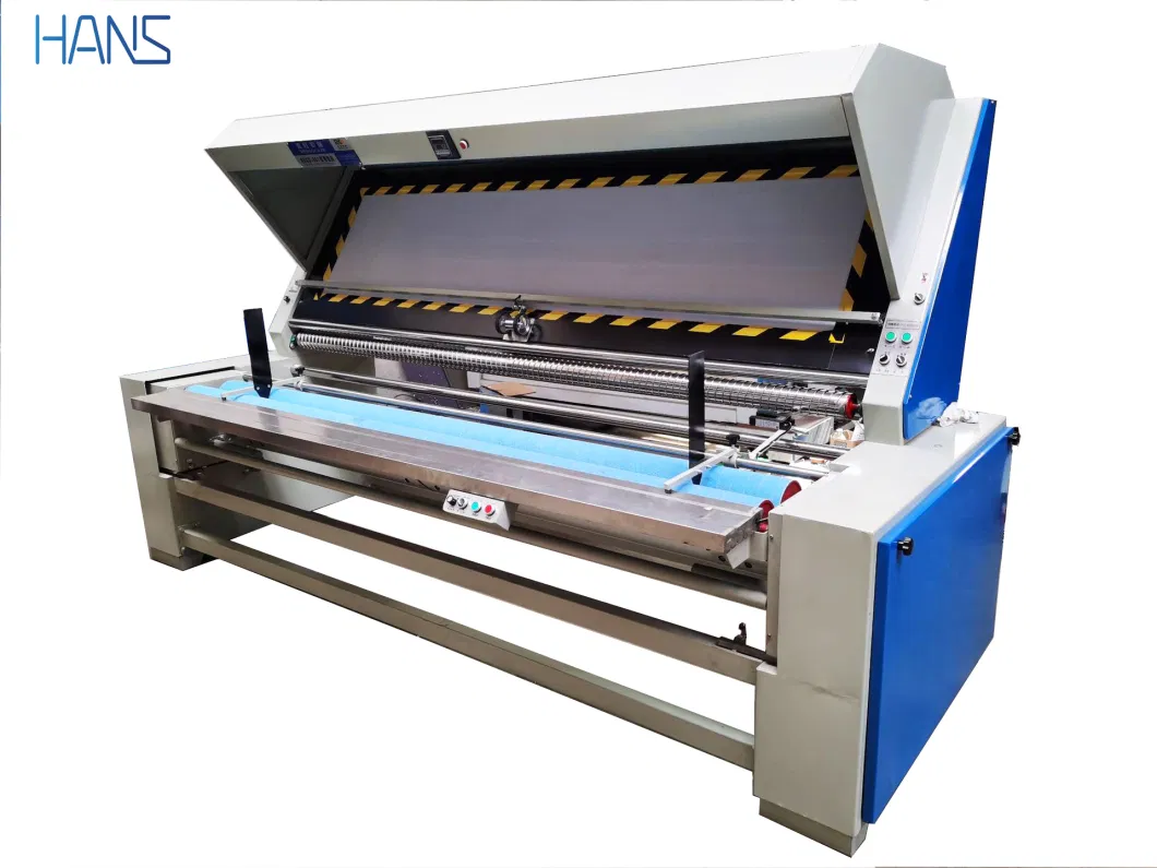 Dyeing Finishing Factory Knit Fabric Tension Free Rolling Packing Inspection Machine