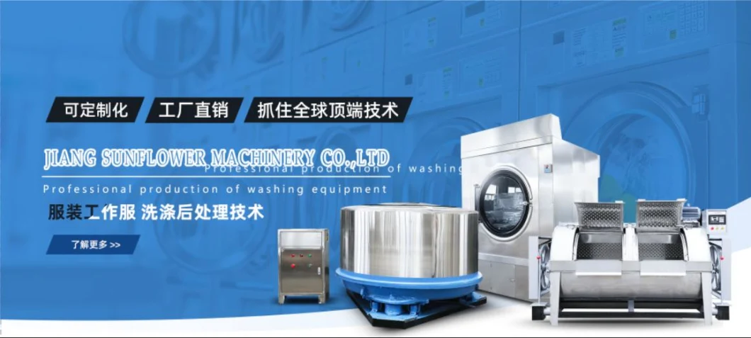 Garment Factory Eco-Friendly Stainless Steel Industrial Washer Laundry Washing and Dyeing Machine Horizontal