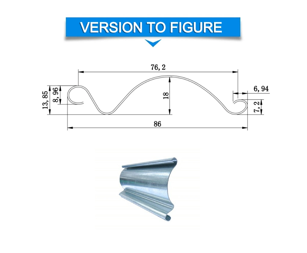 1.2mm Galvanized Steel Roller Rolling Shutter Door Frame Garage Roll Forming Machine with Embossing Design