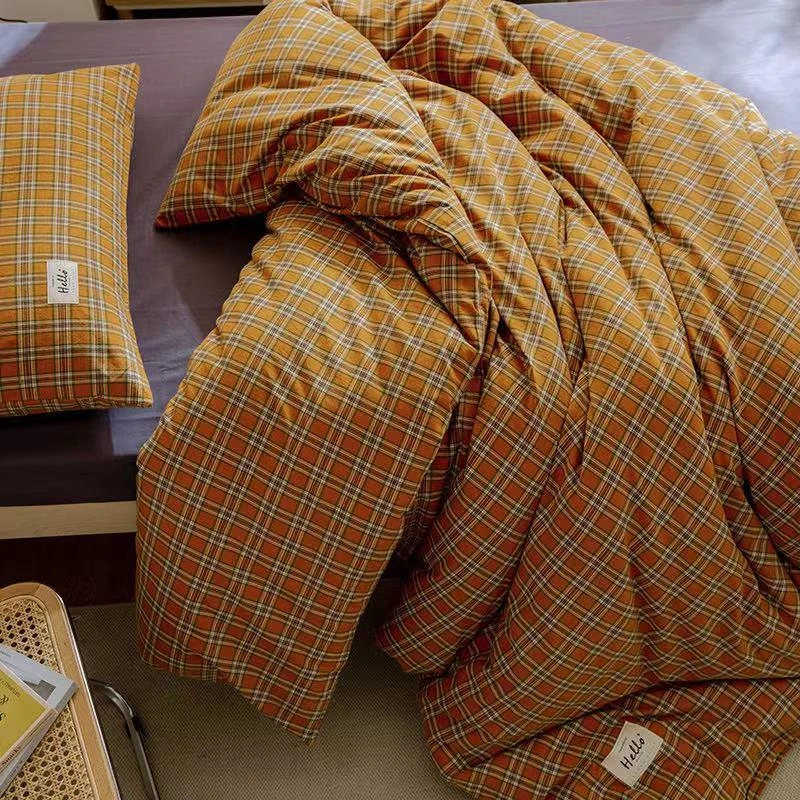 China Factory Stripe Bedding Sets, Linen Bedding Set, Bedding Sheets Bamboo Fabric, University Bedding Sets, Quiltcover Sets